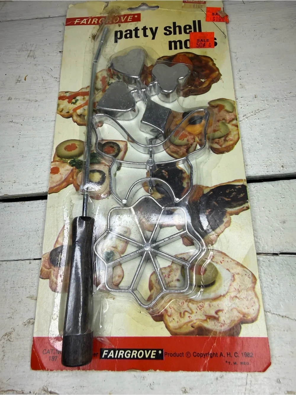 NOS Vintage Patty Shell Molds Set of 3 Pure Aluminum Pastry Utensil